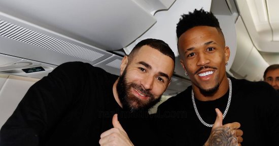 بعثة ريال مدريد تطير إلى ليفربول استعدادًا لقمة دوري أبطال أوروبا.. صور