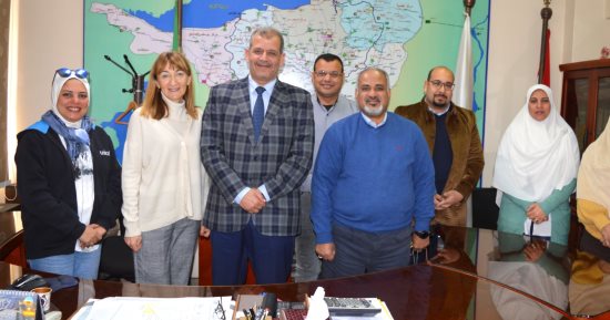 رئيس مياه الفيوم يستقبل وفد منظمة اليونيسيف لمتابعة مشروع القرض الدوار
