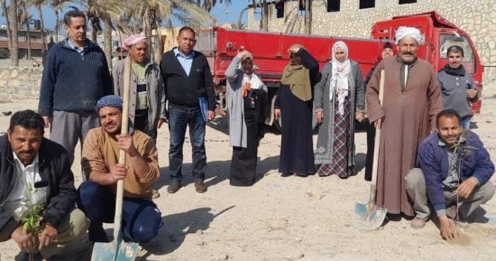 انطلاق فعاليات جديدة لمبادرة "اتحضر للأخضر" فى العريش بزراعة أشجار مثمرة