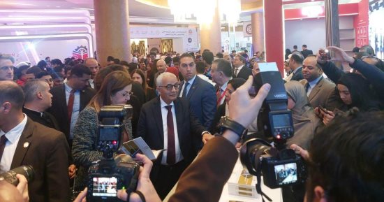 وزيرا التعليم والتخطيط يتفقدان معرض الملتقى الدولى للتعليم الفنى والتدريب المهنى