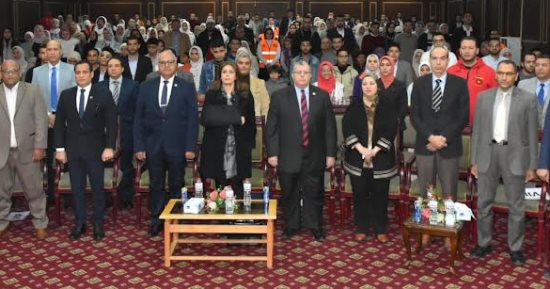 جامعة مدينة السادات تنظم حفل توزيع أجهزة اللاب توب الناطق على ذوى الهمم