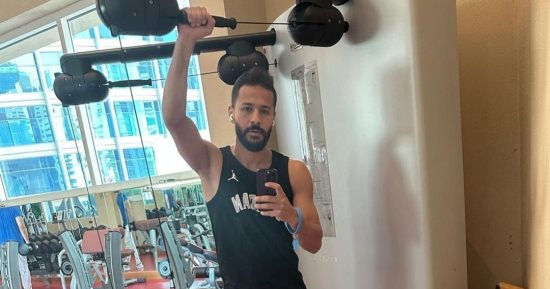 برنامج تدريبى لـ أحمد رفعت فى الجيم بعد غيابه عن المشاركة مع فيوتشر