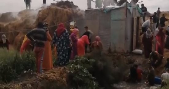 السيطرة على حريق شونة قش فى إحدى قرى أولاد صقر بالشرقية
