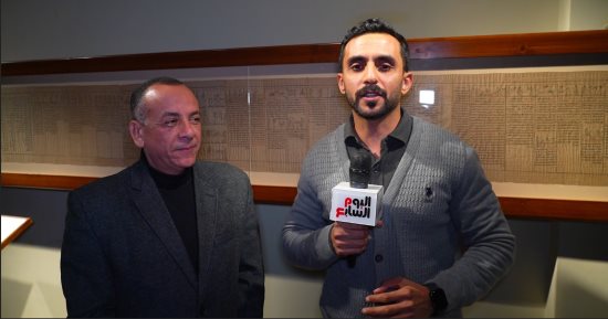 مصطفى وزيرى يكشف لـ"اليوم السابع" تفاصيل أول وأكبر بردية بالخط الهيراطيقى عثر عليها في سقارة وتُكتشف بأياد مصرية خالصة.. طولها 16مترا وتحتوى على 113 فصلا من "كتاب الموتى" موزعة على 150عمودا".. فيديو