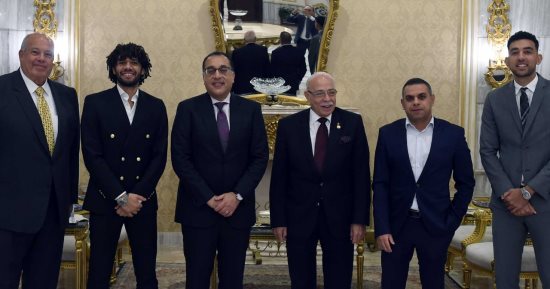 رئيس الوزراء يشهد فعاليات المؤتمر الصحفى لأحد المعارض الرياضية