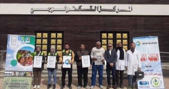 "مياه الجيزة" تنظم قوافل توعوية فى قرى حياة كريمة.. صور