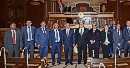 رئيس مجلس الشيوخ يستقبل رئيس مجلس المستشارين المغربى وسد النهضة يتصدر النقاش