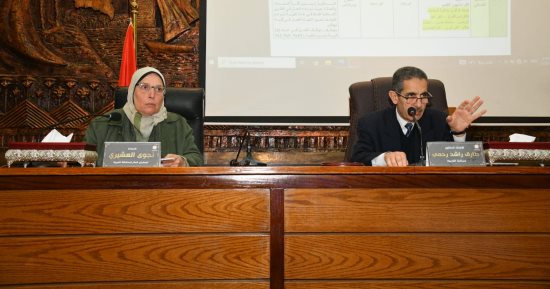 محافظ الغربية يناقش الموقف التنفيذى لإدخال المرافق لمشروعات مبادرة حياة كريمة