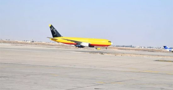 هبوط أول طائرة أوروبية فى مطار دمشق منذ 12 عامًا 