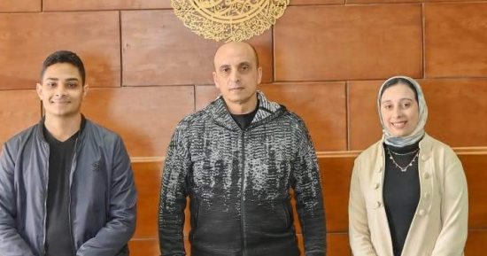 فوز عمر السايس وعبير عبد السلام فى مسابقة الطلاب المثاليين بتربية رياضية طنطا