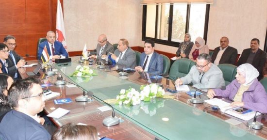محافظ سوهاج يستقبل وفد بعثة البنك الدولى والمكتب التنسيقى لبرنامج التنمية المحلية