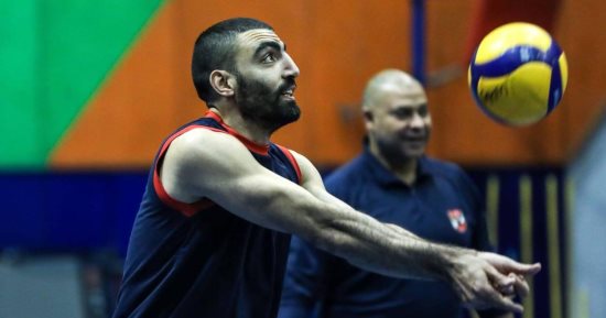 الأهلى يهزم خيبل اليمنى فى البطولة العربية للطائرة 
