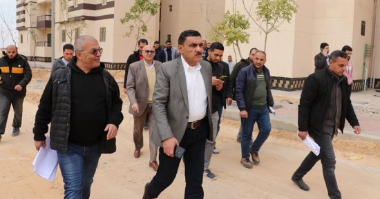 رئيس جهاز السادات يواصل جولاته التفقدية لمتابعة سير العمل بالمشروعات المختلفة