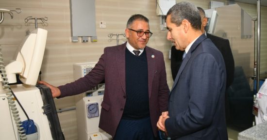 محافظ الغربية يتفقد الأقسام المطورة بالمجمع الطبي للتأمين الصحي