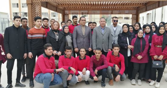 جامعة سمنود التكنولوجية تفتح أبوابها لزيارة طلاب المدارس الثانوية والفنية بوسط الدلتا