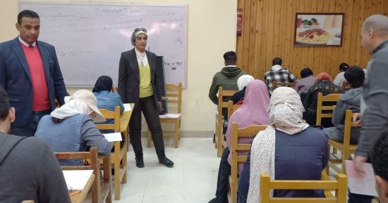 جامعة الأقصر تعقد اختبار تحديد المستوى الخاص بكورس اللغة الإنجليزية