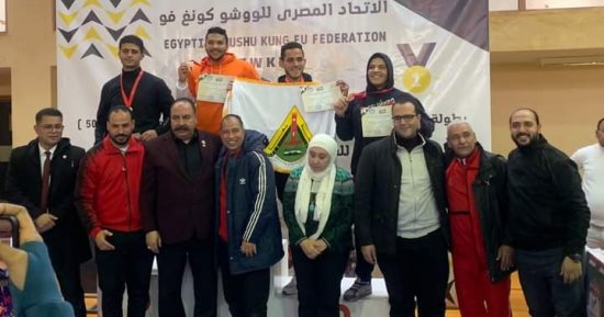 جامعة بنها تحصد 12 ميدالية فى بطولة الجامعات للكونغ فو 