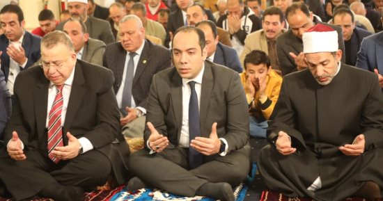 افتتاح مسجد عبد العزيز الراشد بقرية زنارة فى تلا عقب الانتهاء من تطويره..صور