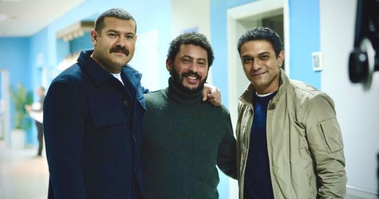 آسر ياسين وعمرو يوسف فى صورة من كواليس "الكتيبة 101"