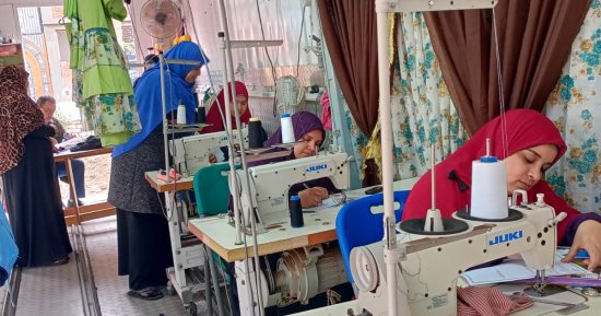 القوى العاملة تختتم دورتها التدريبية على مهنة التفصيل بالبحيرة 