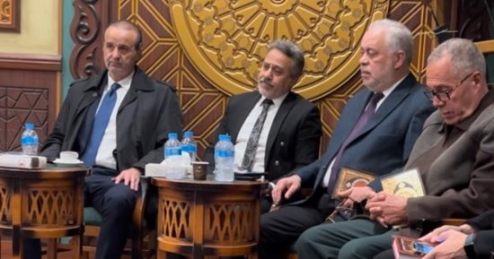 أشرف زكى وإيهاب فهمى وأيمن عزب يقدمون واجب العزاء فى المخرج تيسير عبود