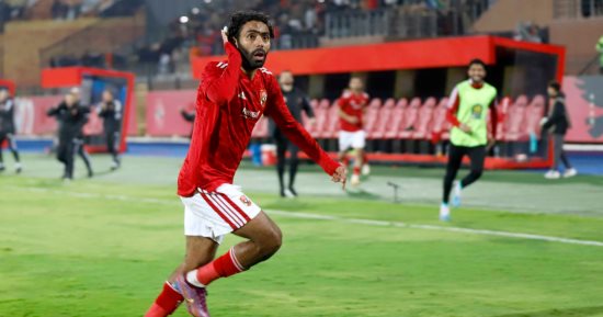 حسين الشحات يسجل هدف الأهلي الثالث فى مرمى الهلال السودانى.. صور
