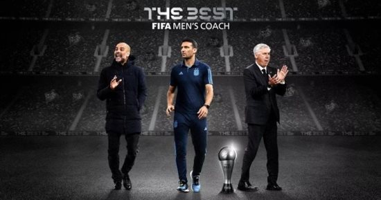 The Best.. أنشيلوتى يتحدى سكالونى وجوارديولا فى جائزة أفضل مدرب بـ2022