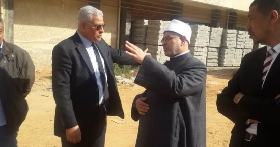 رئيس جامعة الأزهر يتفقد أعمال التجديد بالمدينة الجامعية للطلاب فى مدينة نصر