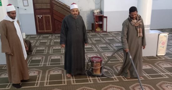 أوقاف الأقصر تنتهى من حملات نظافة المساجد استعدادًا لاستقبال شهر رمضان..صور