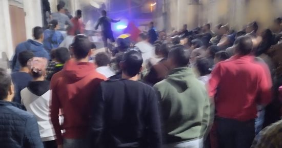 انهيار عقار فى منطقة الجمرك بالإسكندرية.. وانتقال الجهات المعنية للمتابعة والإنقاذ