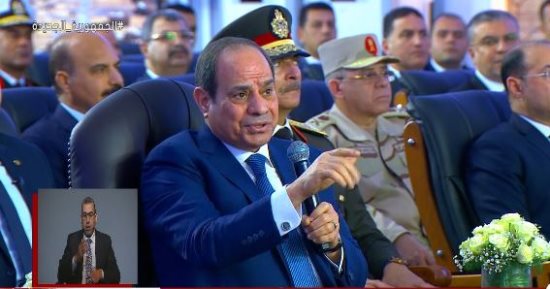 الرئيس السيسي: الدولة تواجه شائعات وأكاذيب غير طبيعية وصلت لبيع قناة السويس