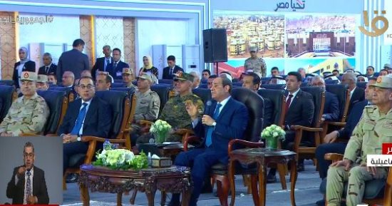 الرئيس السيسي لأهالى سيناء: "هنقول لكم متشكرين بالاهتمام والعمل"