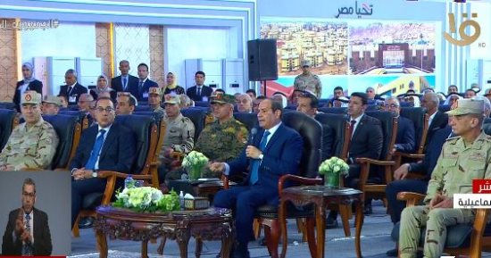 الرئيس السيسي: "ما بقاش فيه عذر إن مؤسسات الدولة تبقى موجودة بكثافة فى سيناء"