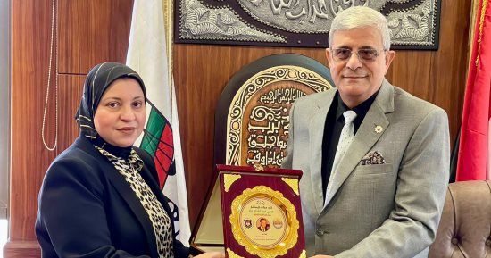 رئيس النيابة الإدارية يستقبل عميد كلية الحقوق بجامعة السادات