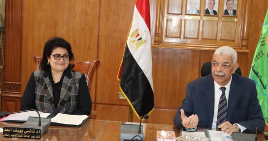 رئيس جامعة المنوفية يترأس اجتماع مجلس إدارة مركز القياس والتقويم بالجامعة
