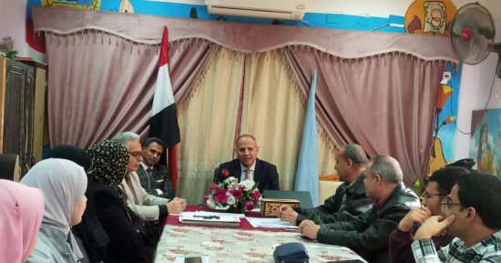 وكيل تعليم كفر الشيخ يلتقى أوائل الثانوية العامة قبل التصفية النهائية