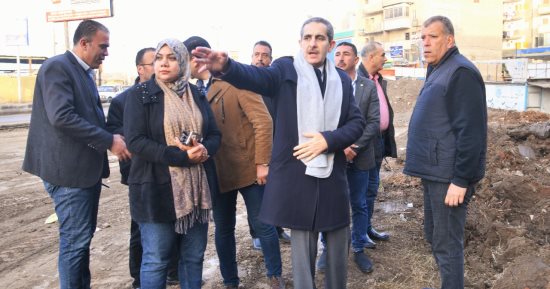 محافظ الغربية يتفقد تطوير ميدان المحكمة وأعمال الرصف بكفر الزيات