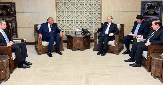 شكرى يلتقى الأسد.. والرئيس السورى يشكر مصر على حسن استضافة اللاجئين السوريين