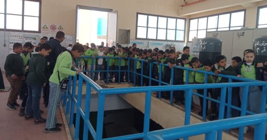 مياه الأقصر تنظم جولات لطلبة المدارس والمعاهد الأزهرية.. صور
