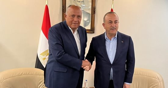 وزير الخارجية من تركيا: سنعمل على توفير المزيد من المساعدات للشعب التركى