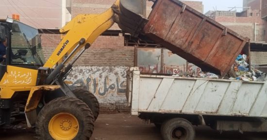رفع 600 طن مخلفات خلال 48 ساعة فى بيلا بكفر الشيخ.. صور
