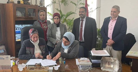 "تربية رياضية الإسكندرية" تتسلم مشروع التحول الرقمى فى نظم التقويم والقياس 