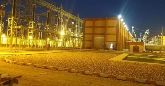 تشغيل أولى محطات محولات كهرباء جهد 500 لتفريغ الطاقة المولدة من "بنبان"