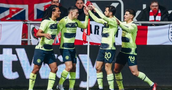 مانشستر سيتي وبريستول .. ملخص وأهداف مباراة الفريقين فى كأس الاتحاد الإنجليزى