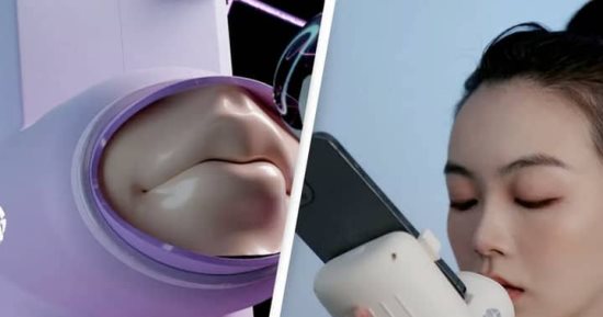 جهاز صينى للتقبيل عن بعد.. "شفاه سيليكون" تمنح المتزوجين قبلات عبر الإنترنت