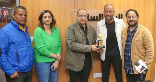 اليوم السابع يحتفى بالفنان تامر عاشور في ندوة فنية.. صور