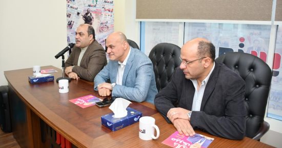 خالد ميري يواصل جولاته الانتخابية بزيارة «الدستور»