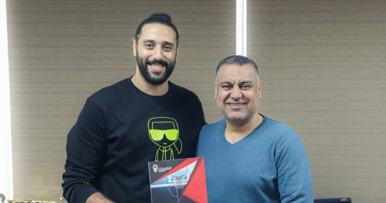 الأهلي يجدد عقد سيف سمير مع فريق السلة 4 مواسم
