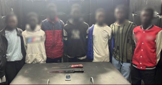 ضبط 7 متهمين سرقوا هاتفا محمولا من شخص وتعدوا عليه بالضرب فى مدينة نصر