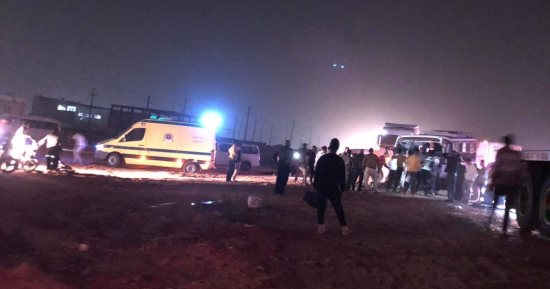 مصرع 3 أشخاص وإصابة 13 آخرين فى حادث بالشرقية